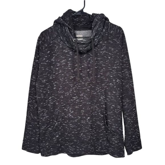 Black Jack Clothing Other - Black Jack Clothing 1999 Turtleneck Heathered Black Hoodie M